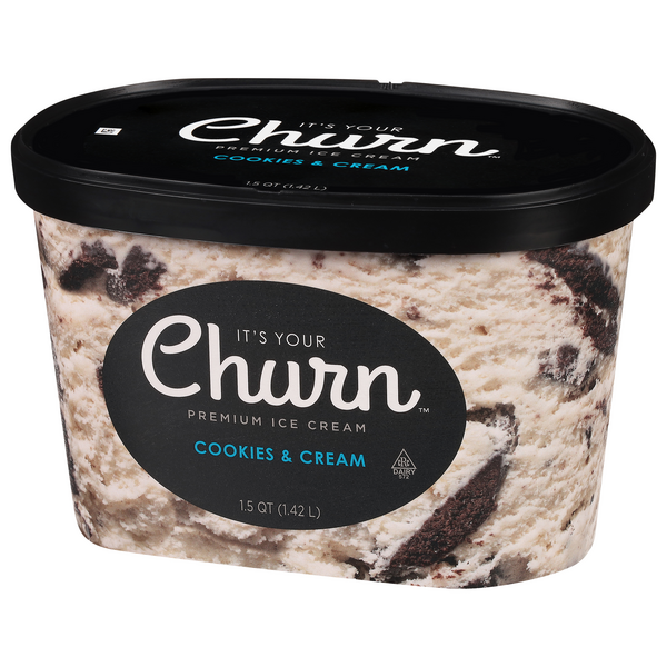 It's Your Churn Premium Ice Cream Cookies & Cream | Hy-Vee Aisles