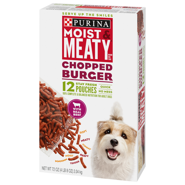 purina moist and meaty dog food ingredients