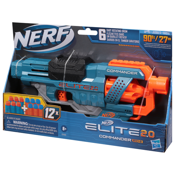 Nerf Toy, Elite 2.0, Commander RD-6, 8+ | Hy-Vee Aisles Online