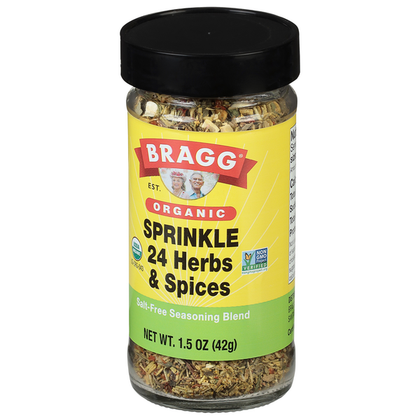 Bragg - Seasoning - Organic - Bragg - Sprinkle - Natural Herbs and Spices - 1.5 oz - Case of 12