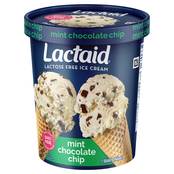 Lactaid Mint Chocolate Chip 100% Lactose Free Ice Cream | Hy-Vee