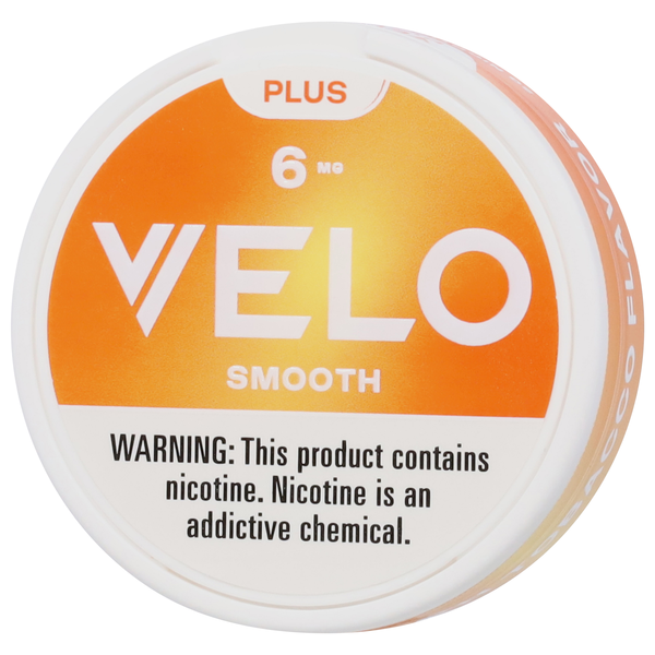 Velo Plus Nicotine Pouches, Smooth, 6 Mg, 20Ct | Hy-Vee Aisles
