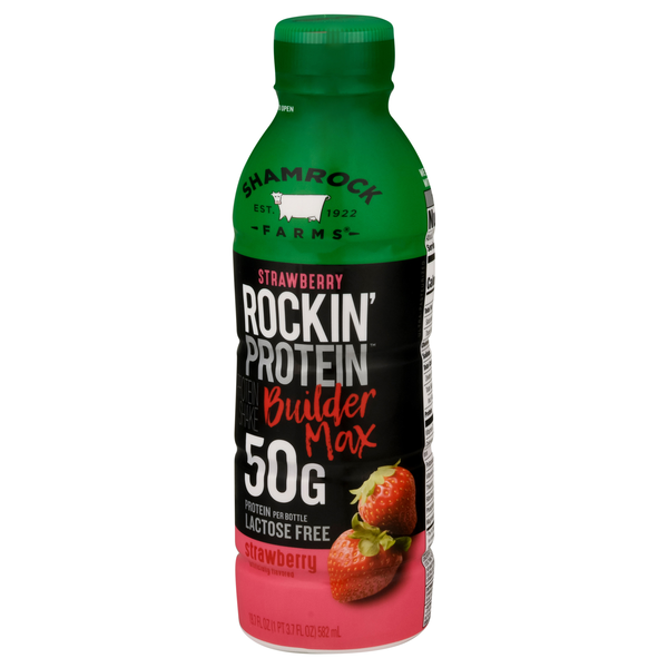 Shamrock Farms Rockin Protein Builder Max 50G Strawberry Protein