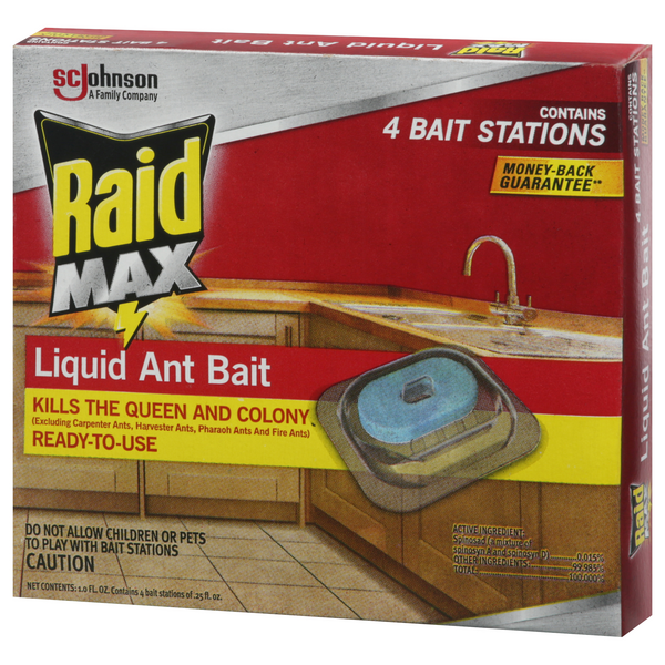 Raid Max® Liquid Ant Baits - 8ct