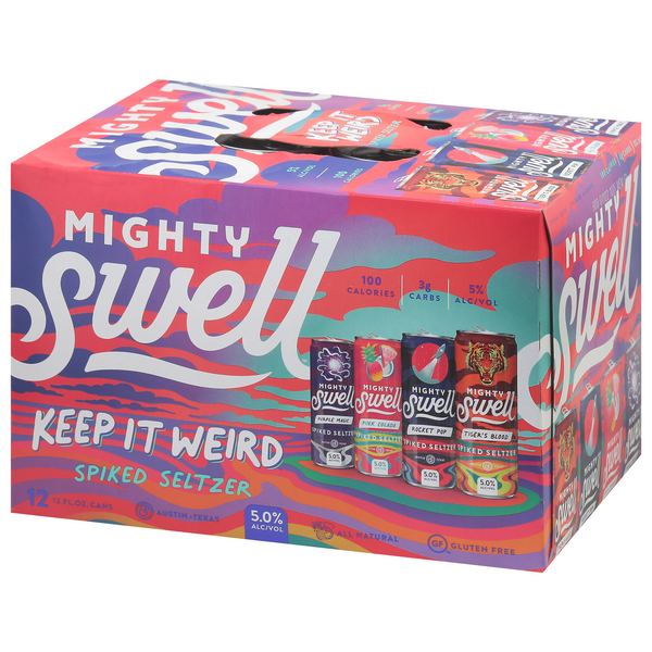 Mighty Swell Keep It Weird Spiked Seltzer Variety 12 pack/12 oz cans