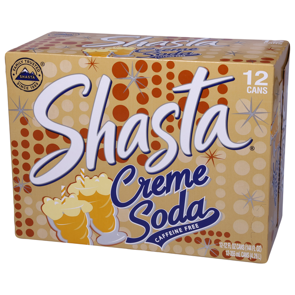 Shasta Creme Soda, Caffeine Free 12Pk | Hy-Vee Aisles Online