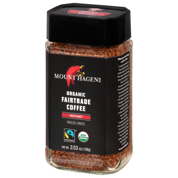 Mount Hagen Organic Fairtrade Instant Freeze Dried Coffee | Hy-Vee