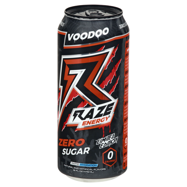 raze voodoo flavor Raze Voodoo Zero Sugar Energy Drink