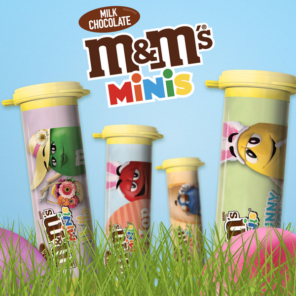 M&Ms Mini Milk Chocolate Candy Tubes - 1.08 Oz Each Tubes for sale online