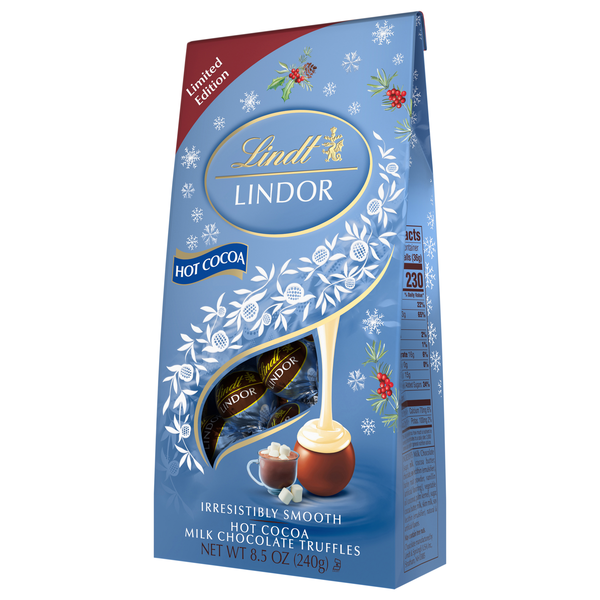 Lindt LINDOR Holiday Hot Cocoa Milk Chocolate Truffles | Hy-Vee
