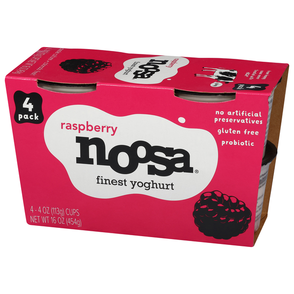Noosa Raspberry Yoghurt 4-4 Oz | Hy-Vee Aisles Online Grocery Shopping