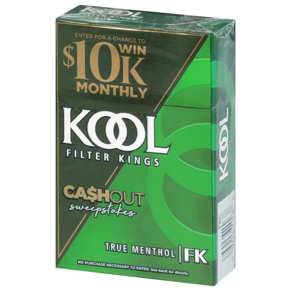 kool king cigarettes Kool Filter Kings Box
