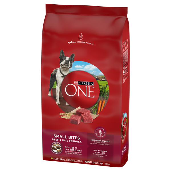 Purina one small store bites dog food