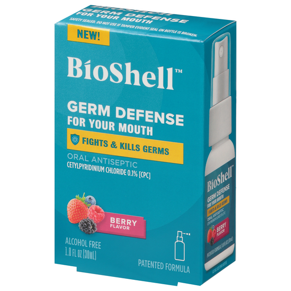 BioShell Germ Defense Berry Flavor Oral Antiseptic 1.0 fl oz | Hy-Vee ...