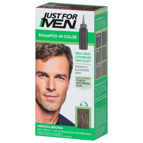 Just For Men Original Formula Gray Target Technology Medium Brown
