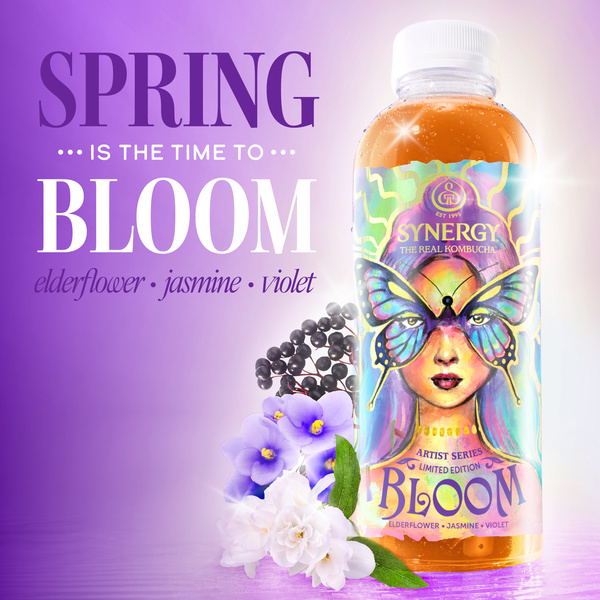 Synergy Artist Series Pure Love Kombucha 16 fl oz | Hy-Vee Aisles