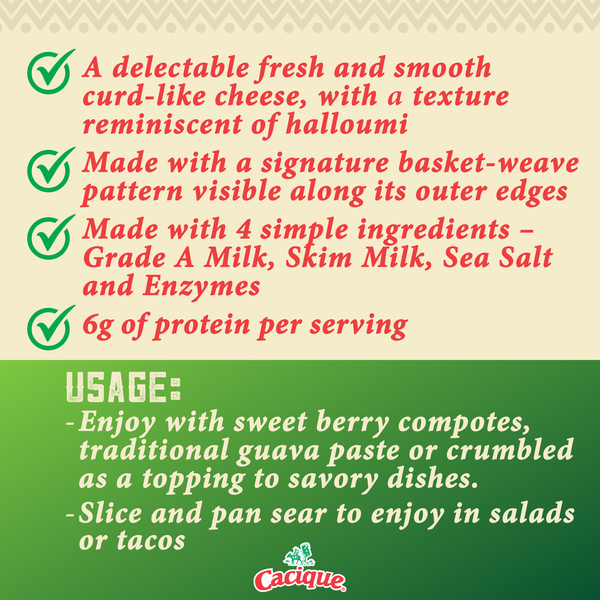 Cacique Panela Part Skim Milk Cheese | Hy-Vee Aisles Online