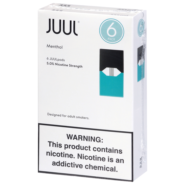 Juul 5.0% Nicotine Strength Menthol Pods 6 Each | Hy-Vee Aisles Online  Grocery Shopping