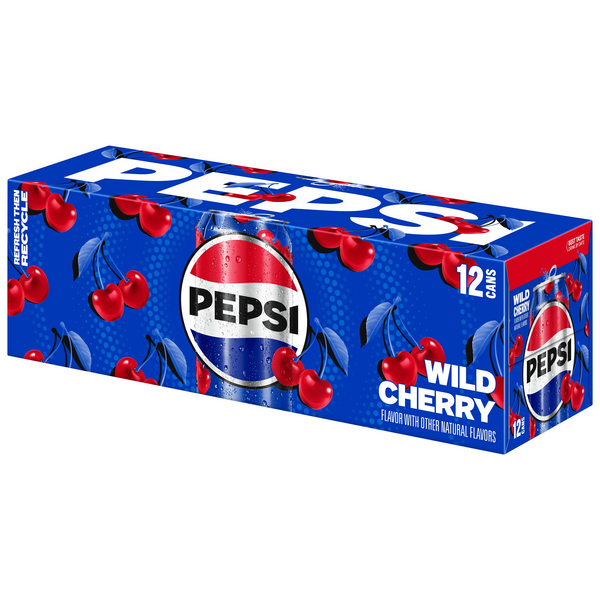 Wild Cherry Pepsi 12 Pack | Hy-Vee Aisles Online Grocery Shopping