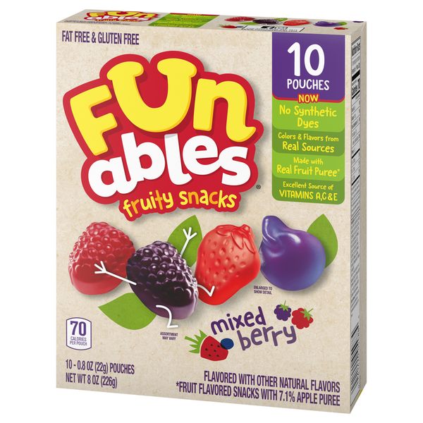 Funables Mixed Berry Fruity Snacks 10-0.8 oz | Hy-Vee Aisles Online ...