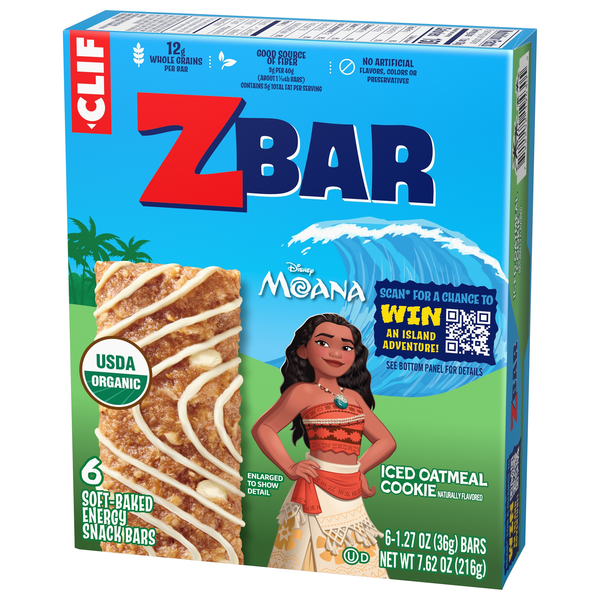CLIF Kid ZBAR Organic Iced Oatmeal Cookie 6-1.27 oz. Bars | Hy-Vee