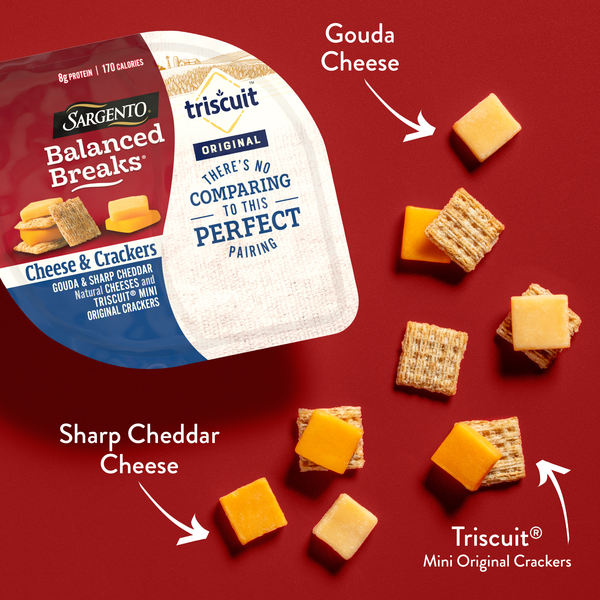 Sargento Cheese & Crackers, Original Triscuit | Hy-Vee