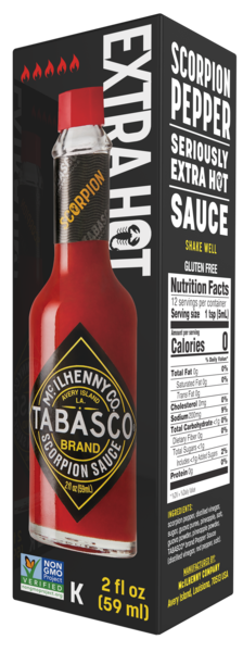 Tabasco Scorpion Hot Sauce - Mc Ilhenny - Tabasco brand