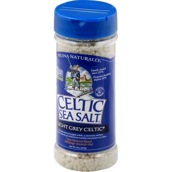 Selina Naturally Celtic Sea Salt, Light Grey - Coarse 227g