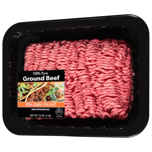 Fresh Ground Beef 85% Lean 15% Fat | Hy-Vee Aisles Online Grocery