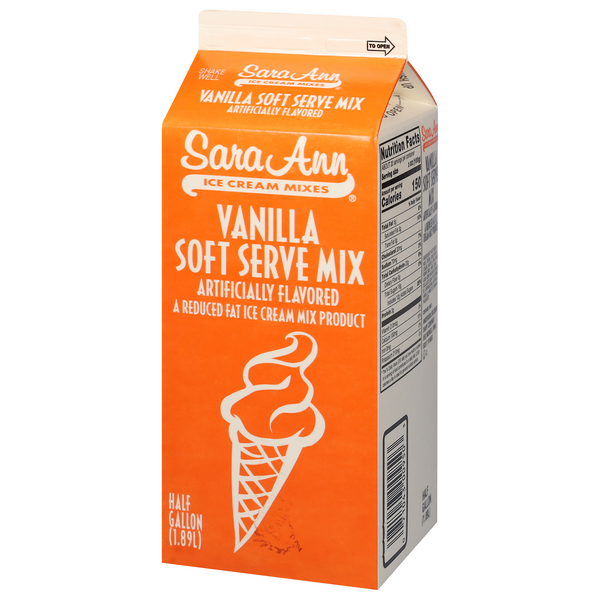 Anderson Erickson Sara Ann Soft Serve Mix, Vanilla | Hy-Vee Aisles