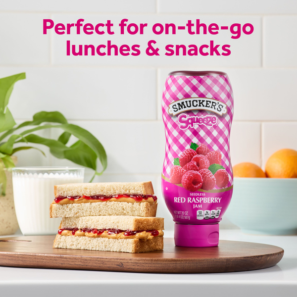 Smucker's Squeeze Seedless Red Raspberry Jam | Hy-Vee Aisles Online ...