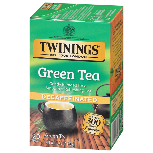 Twinings of London Green Tea Decaffeinated Tea Bags 20Ct | Hy-Vee
